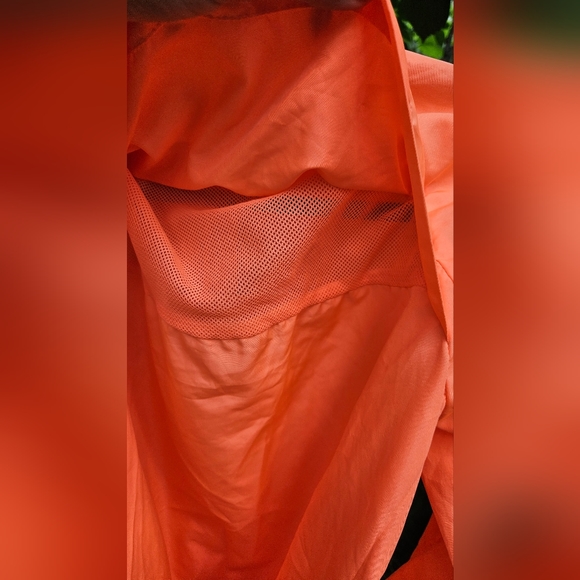 High Visibility running top, high vis runners coverup neon orange jogging, sport - Picture 5 of 11